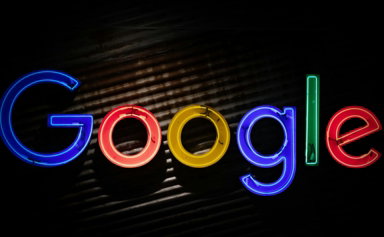 Google logo neon light signage