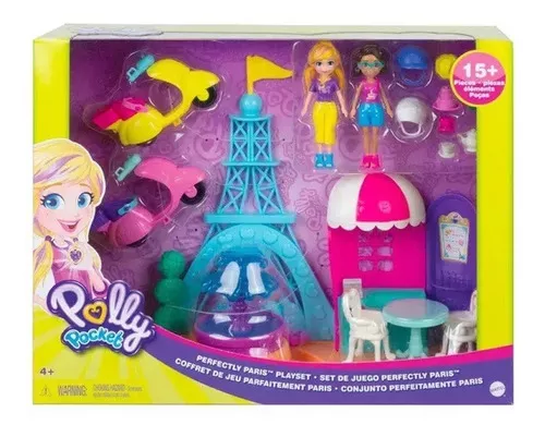 Explore a Magia de Paris com o Conjunto de Jogos Perfectly Paris da Polly Pocket!